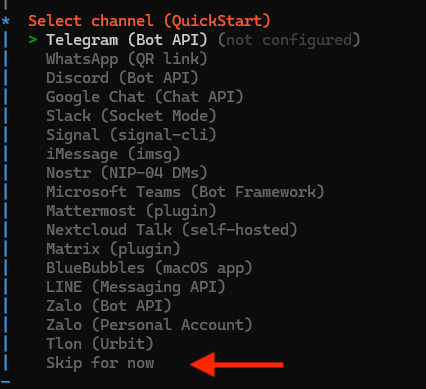 OpenClaw Onboard Step 6